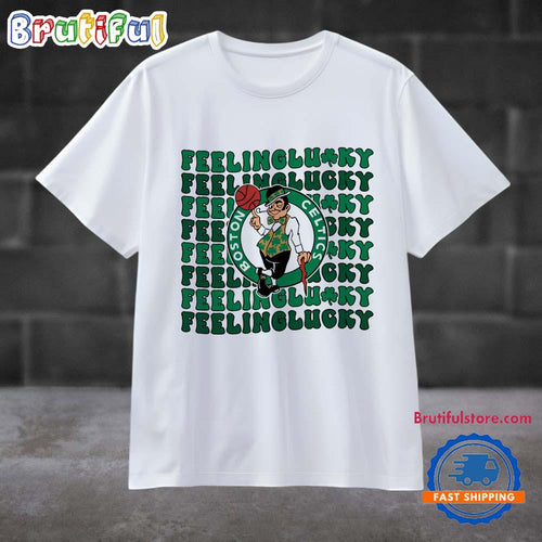 Boston Celtics St Patricks Day Feeling Lucky Sport 2025 T Shirt