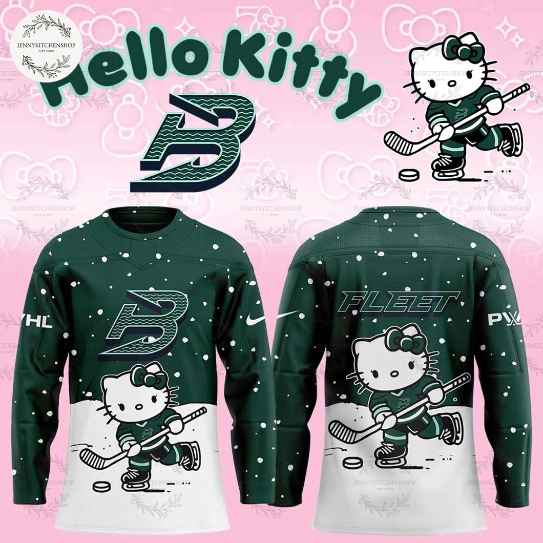 Boston Fleet x Hello Kitty 2025-26 Special Edition Hockey Jersey