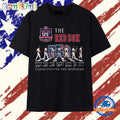Boston Red Sox 125th Anniversary Abbey Road Legends Signatures T Shirt