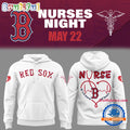 Boston Red Sox Baseball NURSES NIGHT Hoodie T-Shirt