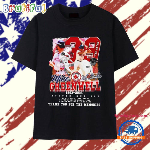 Boston Red Sox Hall Of Fame Mike Greenwell 1963-2025 The Gator Thank You T Shirt