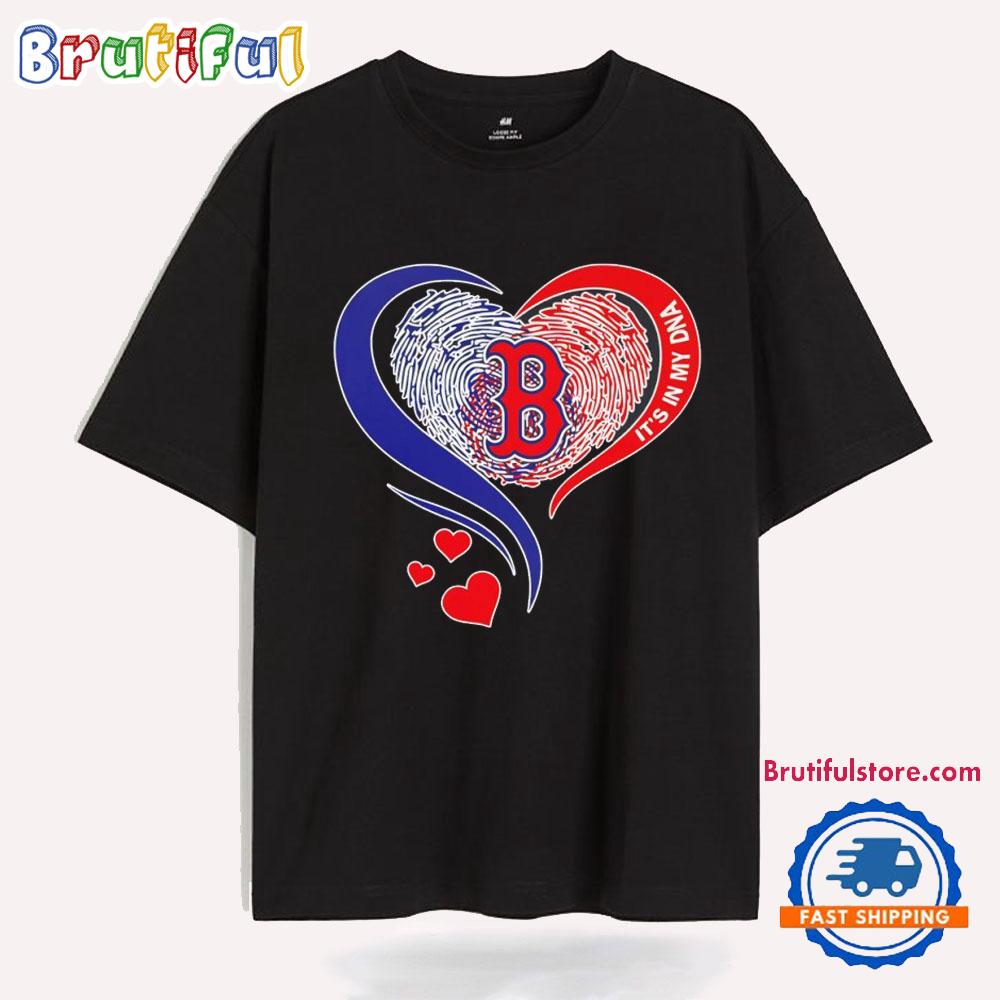Boston Red Sox it’s in my DNA heart T Shirt