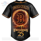 Boston Red Sox Lord of the Rings Personalized Baseball Jersey