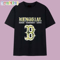 Boston Red Sox Memorial Honor-Remember-Serve T Shirt