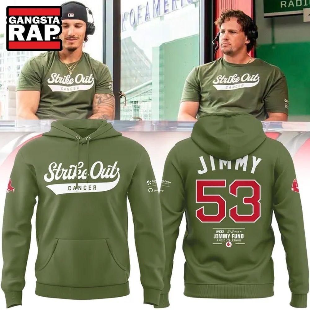 Boston Red Sox Strike out cancer 2026 Limited Edition Hoodie T-Shirt
