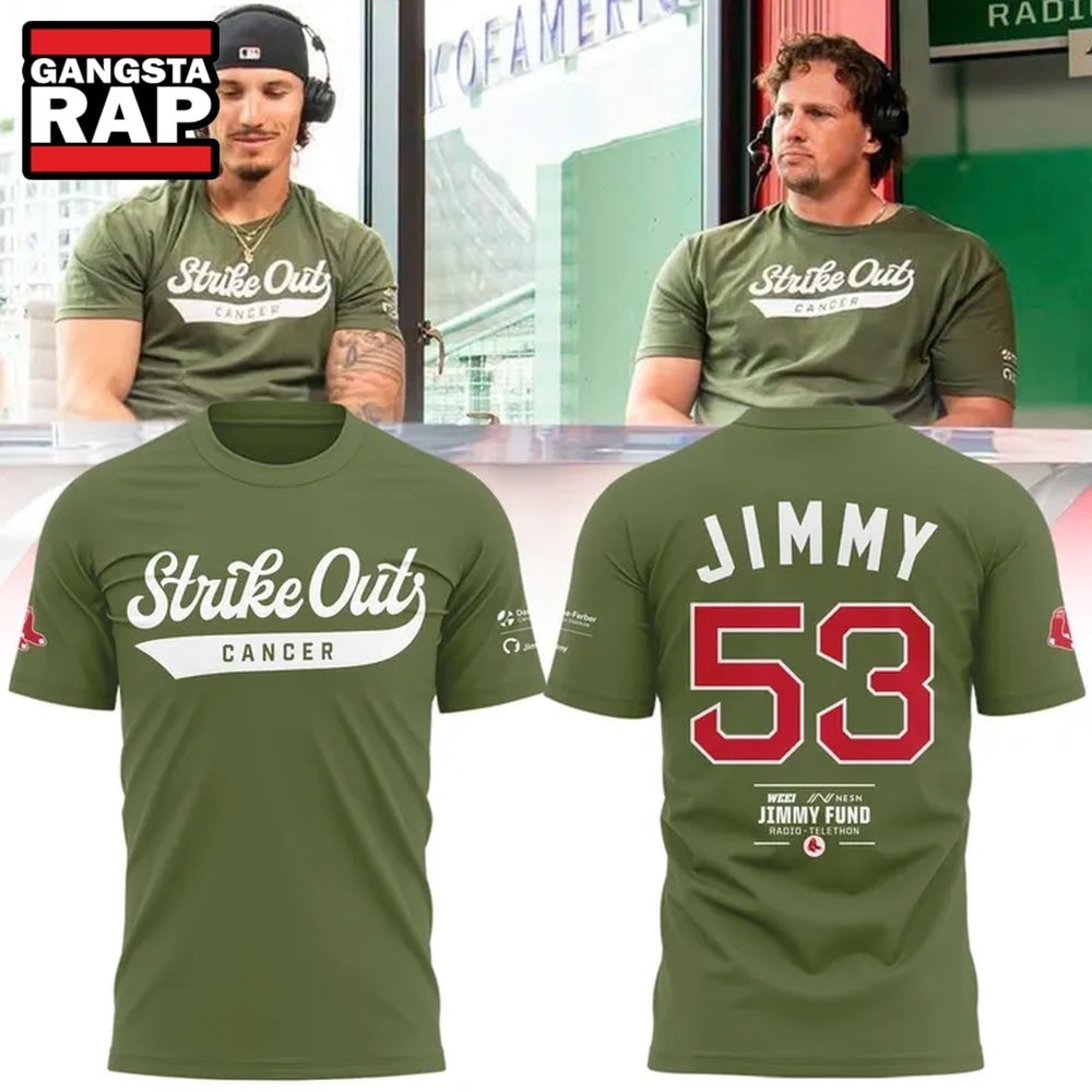 Boston Red Sox Strike out cancer 2026 Limited Edition Hoodie T-Shirt