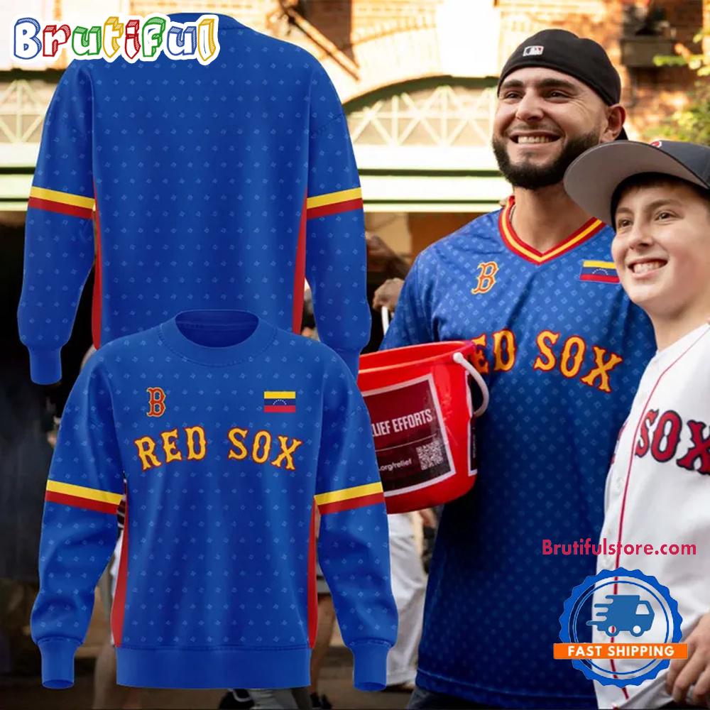 Boston Red Sox Venezuelan Pride 2026 Hoodie T-Shirt