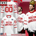 Boston University Terriers Frozen Four 2025 Custom Special Edition Hockey Jersey