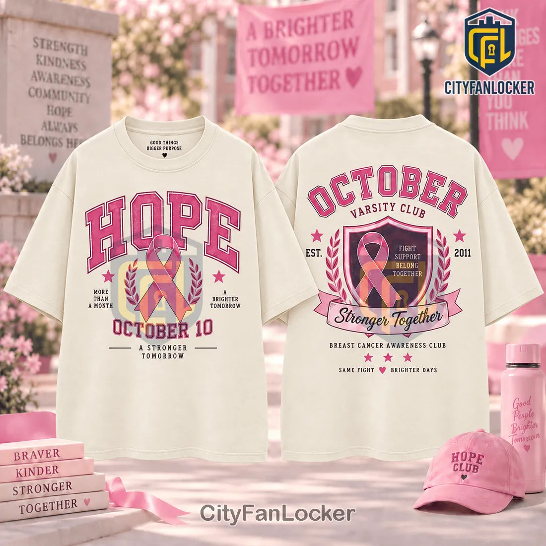 Breast Cancer Awareness October Hope Shirt