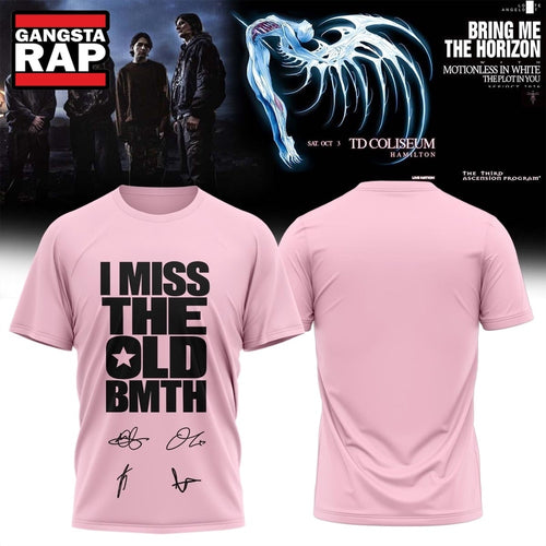 Bring Me the Horizon Music Signature 2026 Pink Design T Shirt
