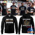 Brisbane Broncos NEVER BACK DOWN City Hall Finals 2025 Hoodie