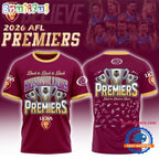 Brisbane Lions 2026 AFL Premiers Three Peat Limited Edition Hoodie T-Shirt