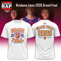 Brisbane Lions 2026 Grand Final White T Shirt