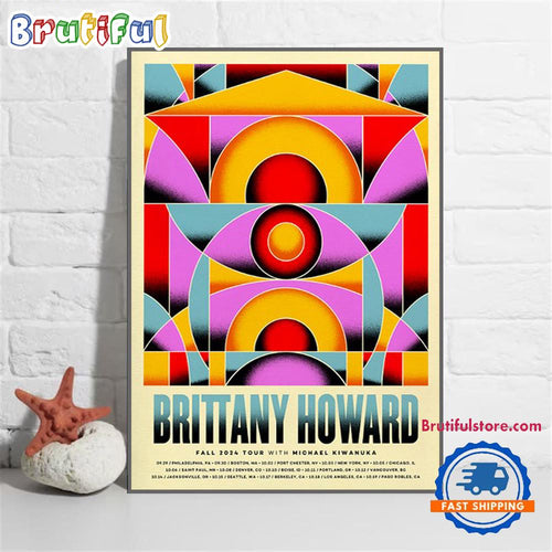 Brittany Howard Fall 2024 Tour Wall Art Poster Canvas