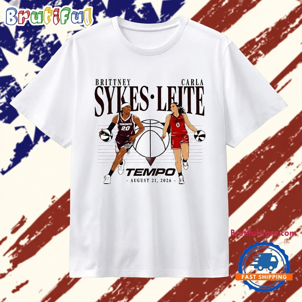 Brittney Sykes and Carla Leite Toronto Tempo August 21 2026 T Shirt