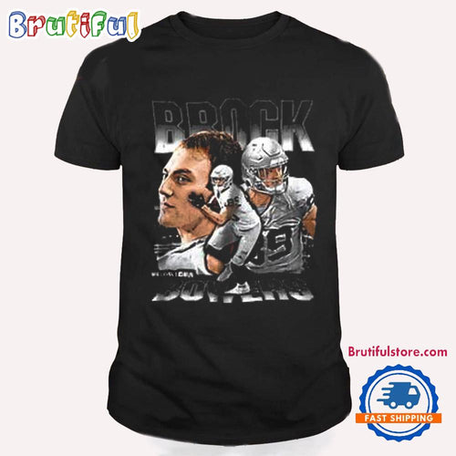 Brock Bowers Picture Collage Las Vegas Raiders T Shirt