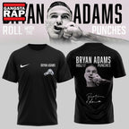 Bryan Adams Roll With The Punches Tour 2026 27 Limited Edition Signature Hoodie T-Shirt