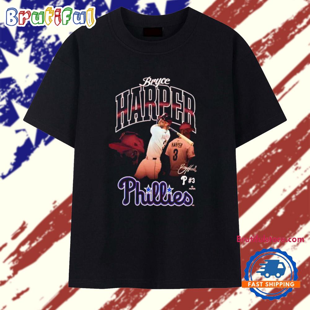 Bryce Harper Triple Player Philadelphia Phillies T Shirt