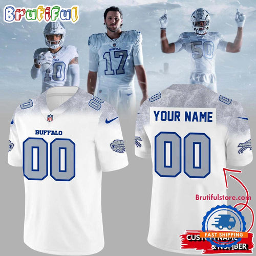 Buffalo Bills 2025 Rivalries Custom Football Jersey