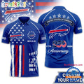 Buffalo Bills 2026 NFL American Semiquincentennial 250th Anniversary Polo Shirt