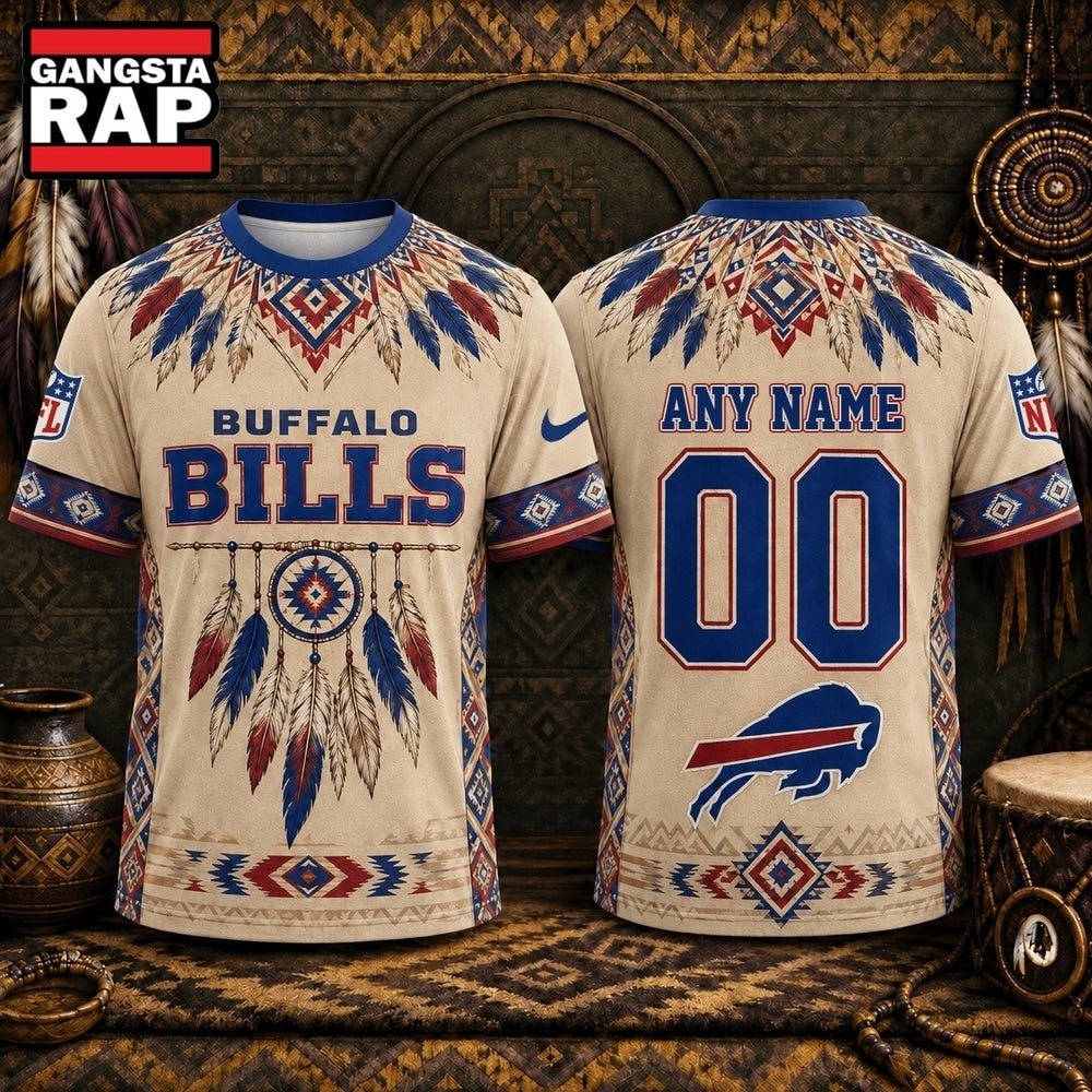 Buffalo Bills 2026 NFL Native American Heritage 3D Shirt, Football New Design Shirt