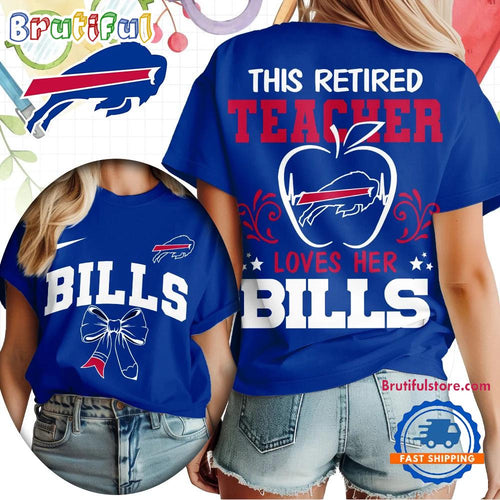 Buffalo Bills 2026 NFL Retired Teacher Unisex T Shirt