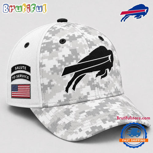 Buffalo Bills 2026 NFL Salute to Service Digital Camo Baseball Cap