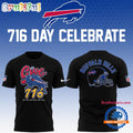 Buffalo Bills 716 Day Celebration Black T Shirt