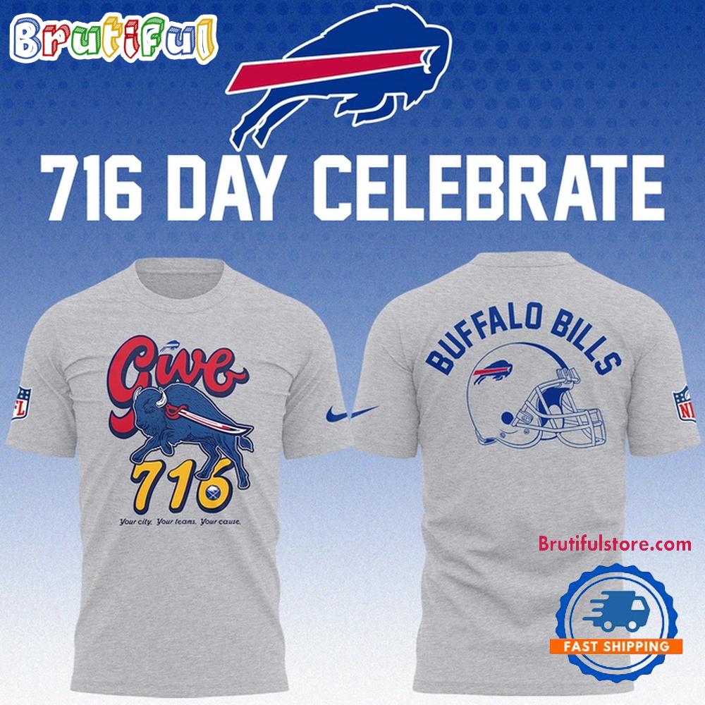 Buffalo Bills 716 Day Celebration Limited Edition T Shirt