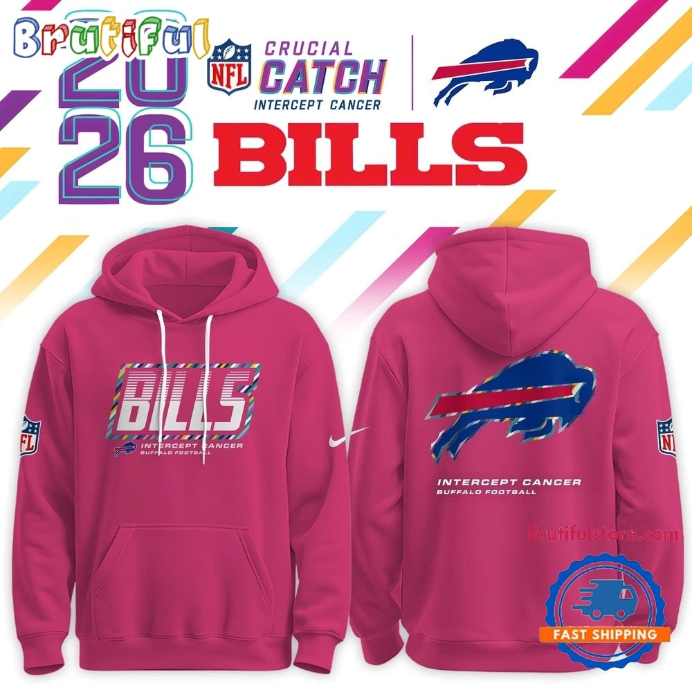 Buffalo Bills Crucial Catch 2026 Pink Limited Edition Hoodie Shirt
