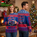 Buffalo Bills Heart And Snowflakes Ugly Christmas Sweater