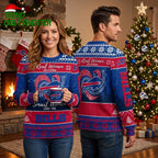 Buffalo Bills Heart And Snowflakes Ugly Christmas Sweater