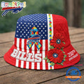 Buffalo Bills NFL Autism America 250th Anniversary Bucket Hat