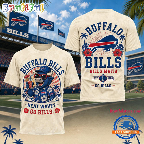 Buffalo Bills NFL Beach Vibes Summer Limited Edition 3D Shirt