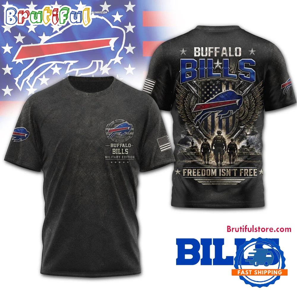 Buffalo Bills NFL Freedom Team Military 3D T Shirt
