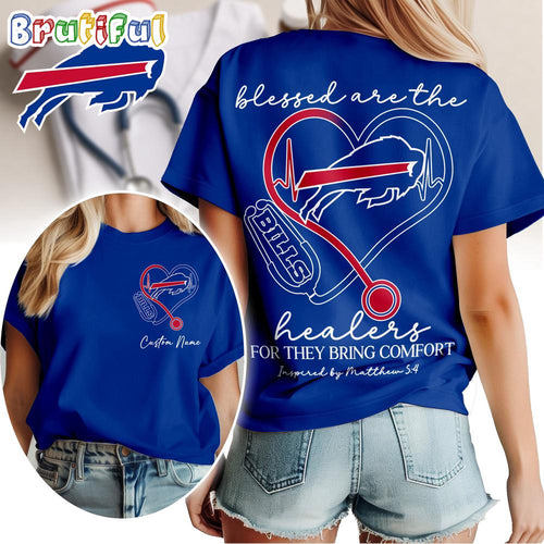 Buffalo Bills NFL Heart of A Nurse Game Day Unisex 3D Shirt