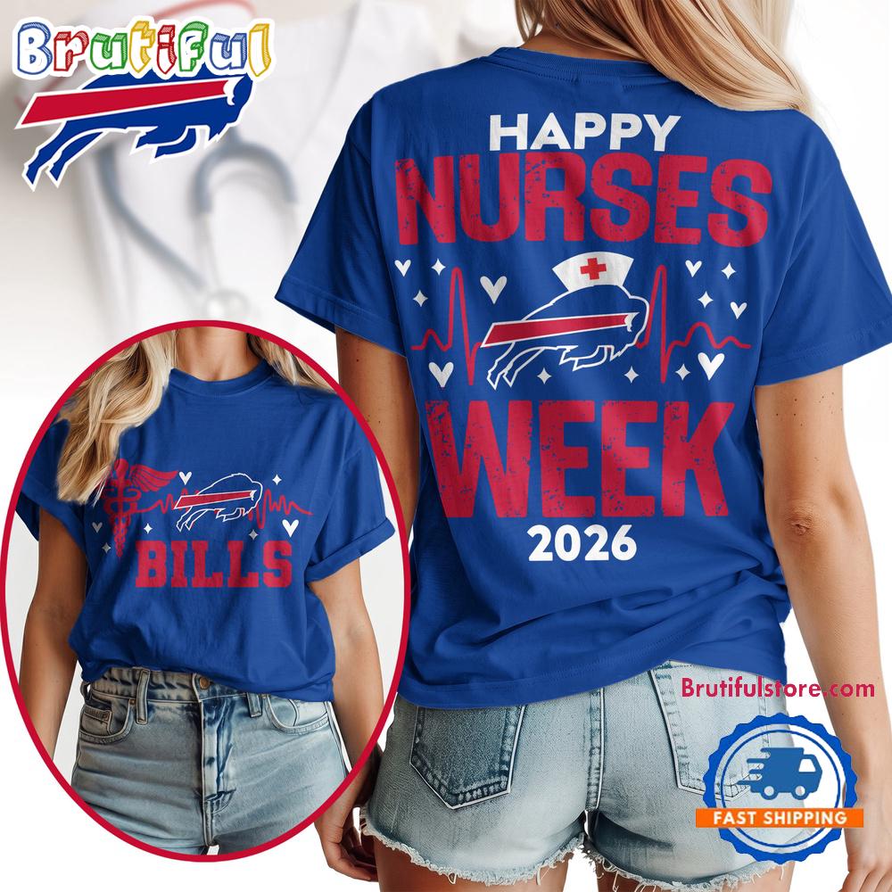 Buffalo Bills NFL Nurse Week 2026 All Over Print Unisex T Shirt