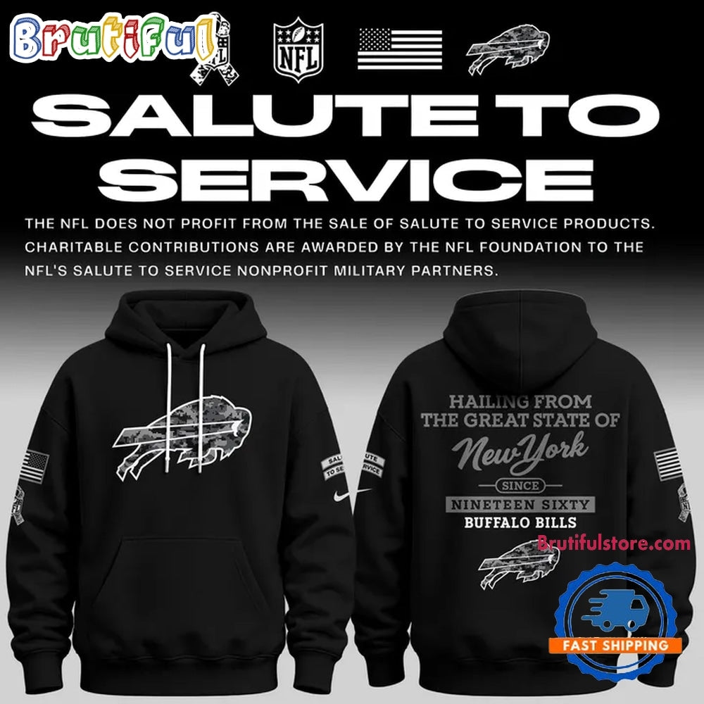 Buffalo Bills Salute to Service 2026 Limited Edition Hoodie T-Shirt