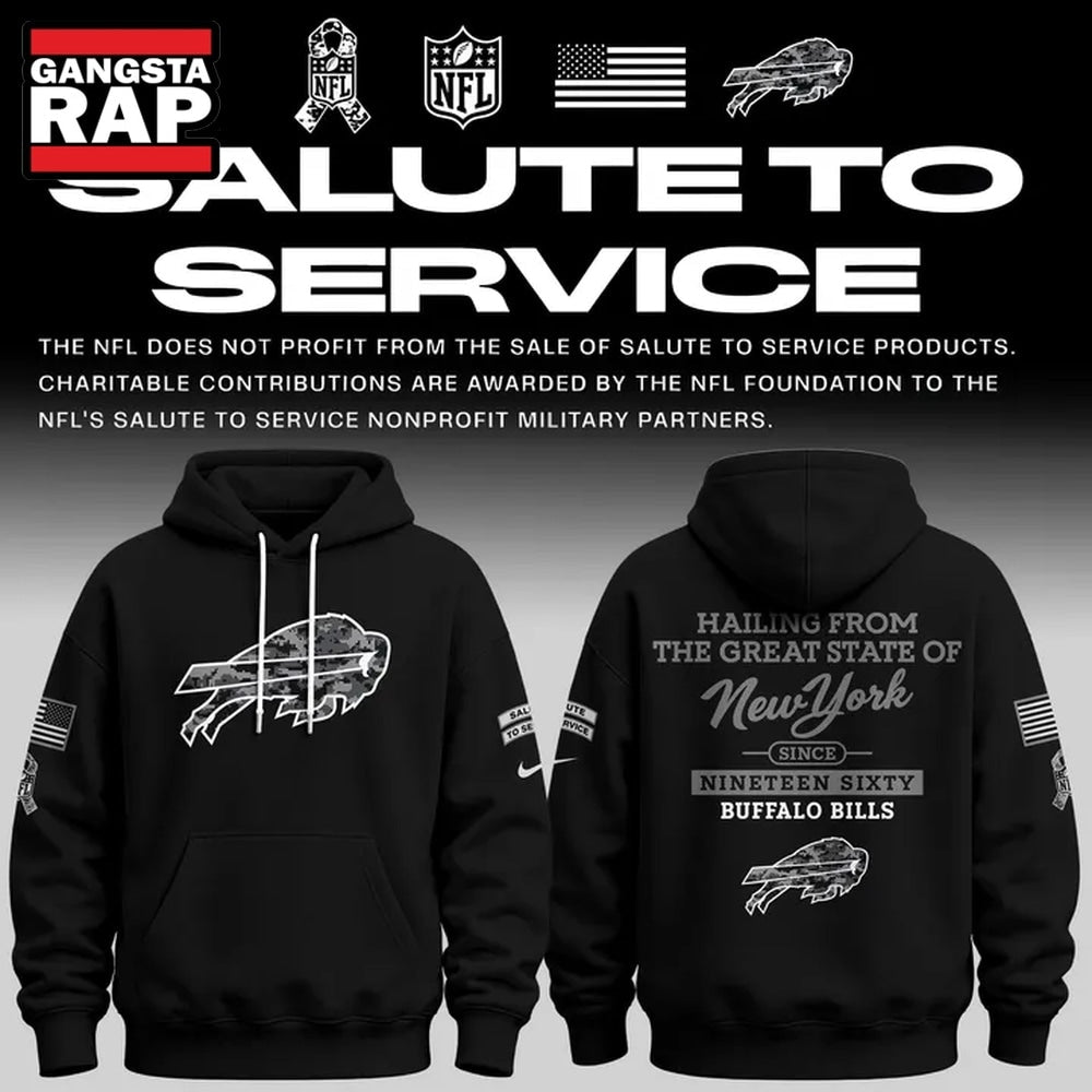Buffalo Bills Salute to Service 2026 Limited Edition Hoodie T-Shirt