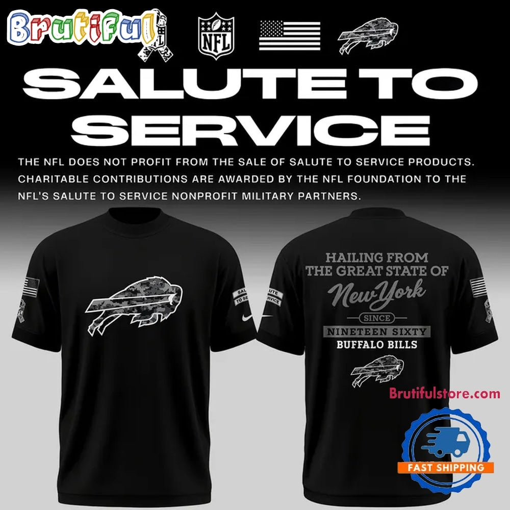 Buffalo Bills Salute to Service 2026 Limited Edition Hoodie T-Shirt