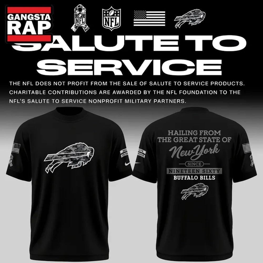 Buffalo Bills Salute to Service 2026 Limited Edition Hoodie T-Shirt
