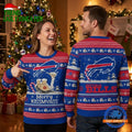 Buffalo Bills Santa Merrykissmyass Ugly Christmas Sweater