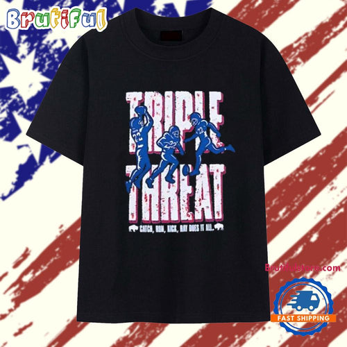 Buffalo Bills Triple Threat Catch Run Kick Ray Does It All T Shirt
