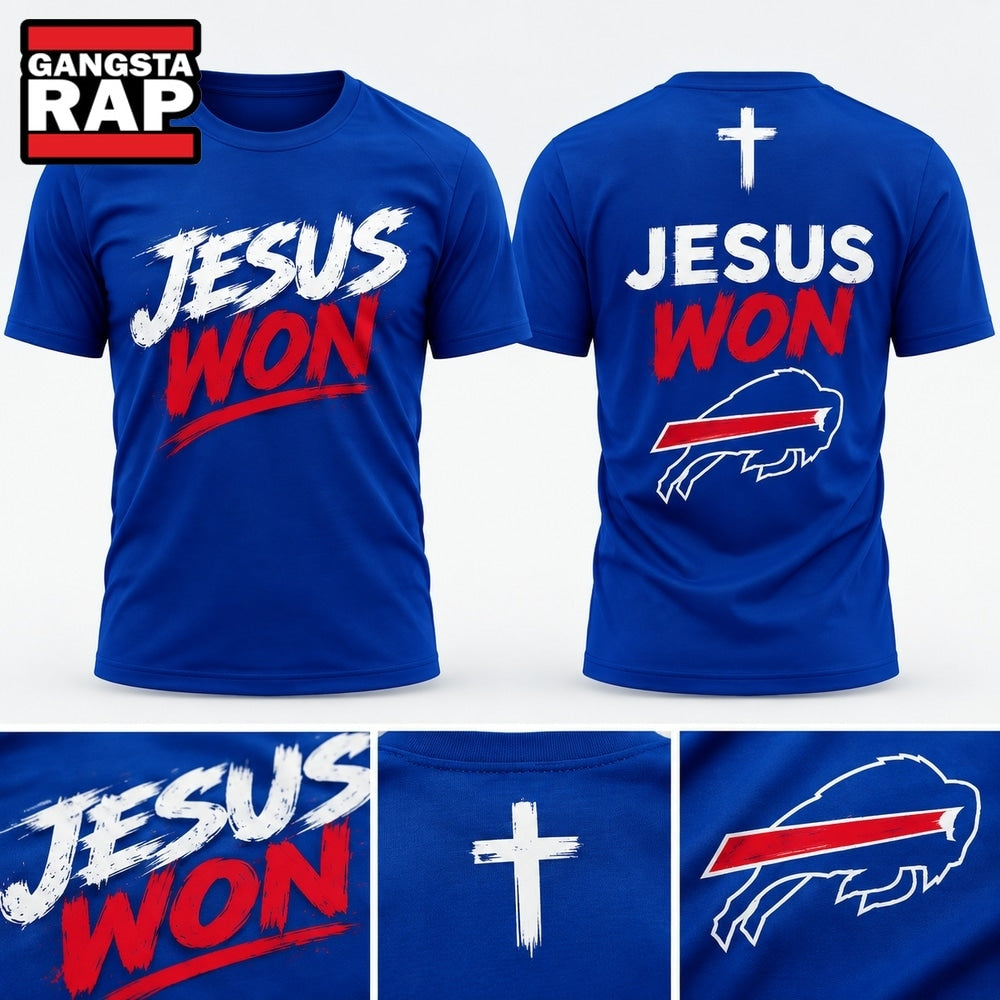 Buffalo Bills x Jesus Won 2026 Special New T Shirt