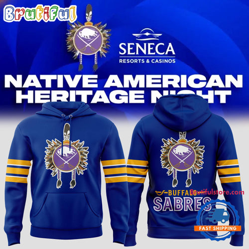 Buffalo Sabres 2024 NHL Native American Heritage Month Limited Edition Hoodie T-Shirt