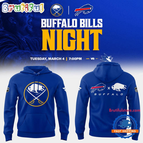Buffalo Sabres x Buffalo Bills Night Limited Edition Hoodie