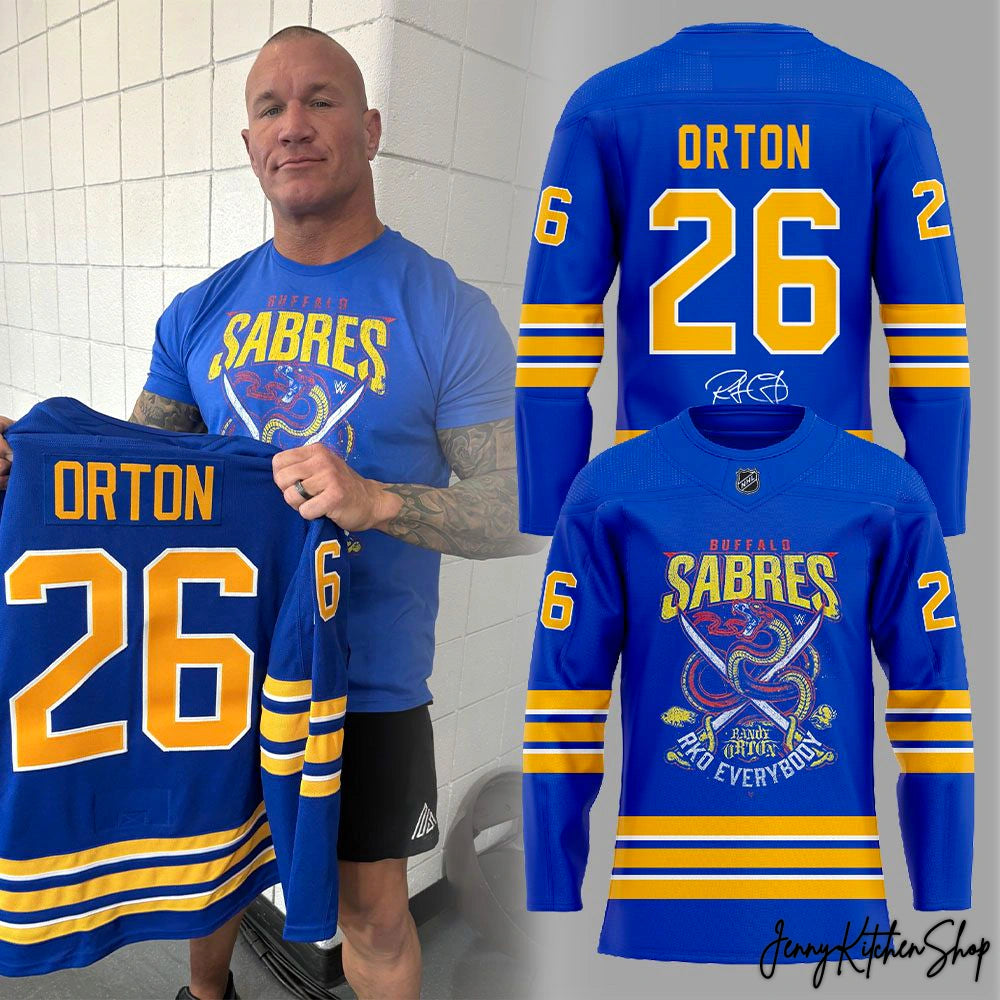 Buffalo Sabres x Randy Orton Limited 26 Orton Hockey Jersey