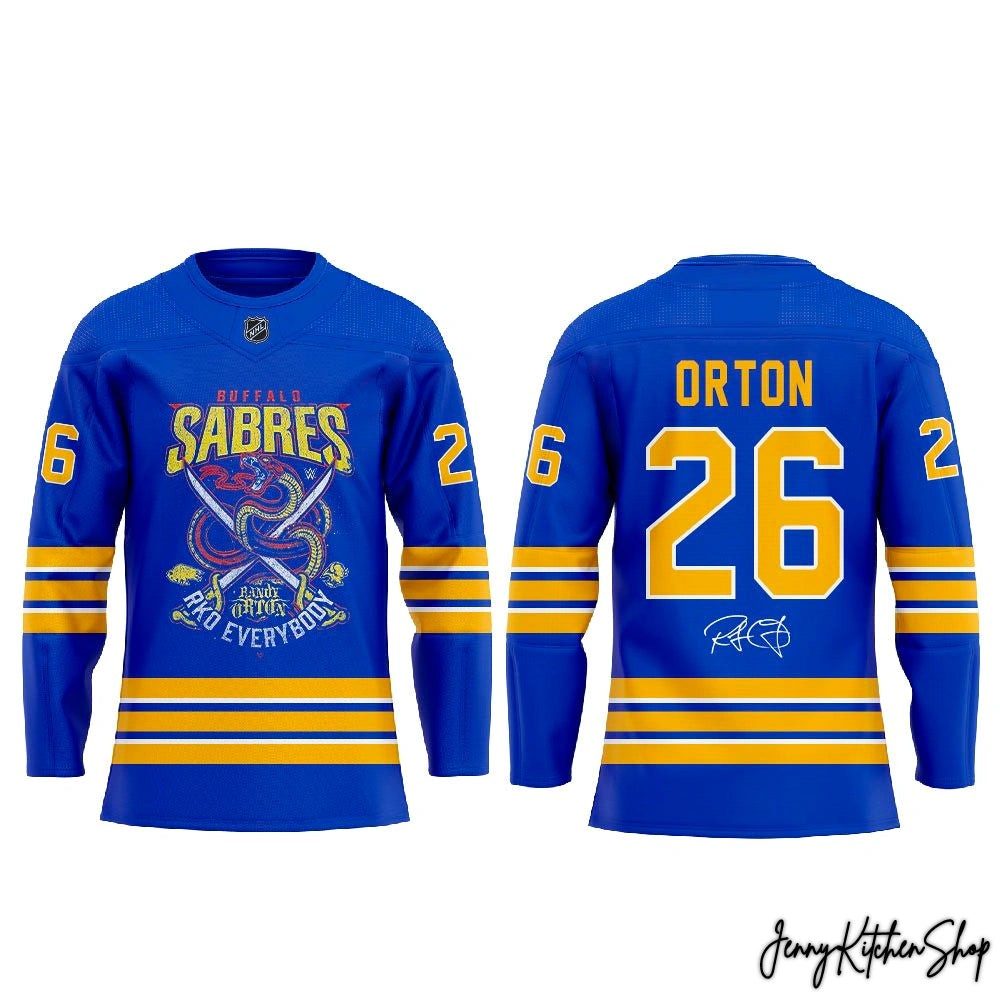 Buffalo Sabres x Randy Orton Limited 26 Orton Hockey Jersey