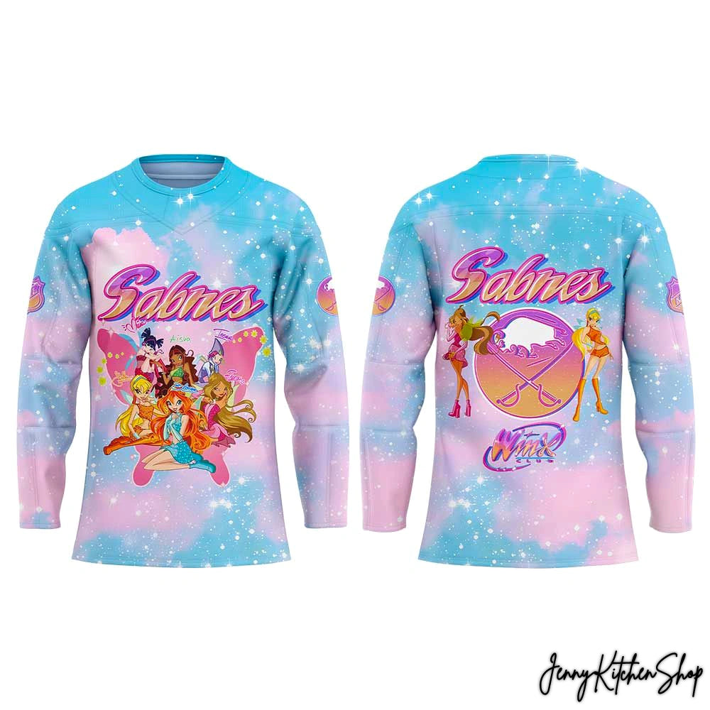 Buffalo Sabres x Winx Club 2026 Beautiful Hockey Jersey