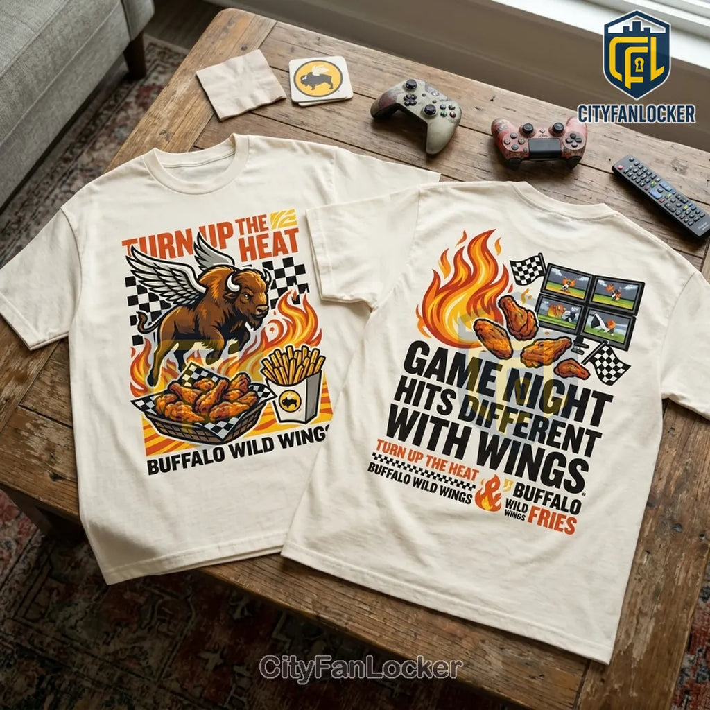 Buffalo Wild Wings Game Night Cream T-Shirt